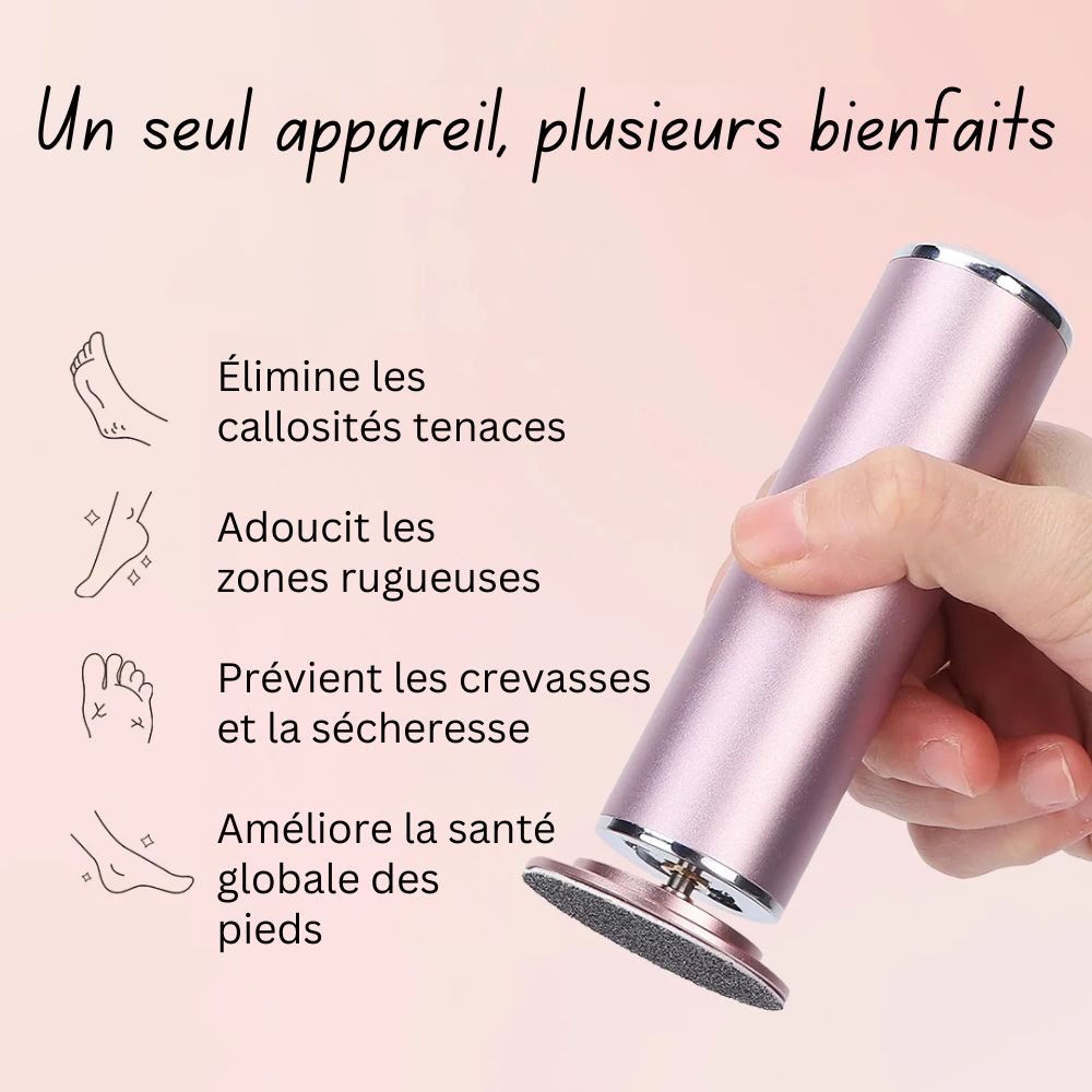 Râpe électrique pour les pieds