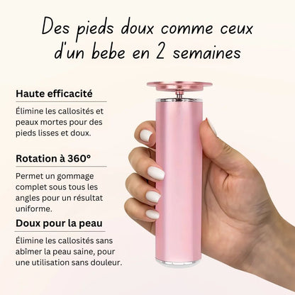 Râpe électrique pour les pieds